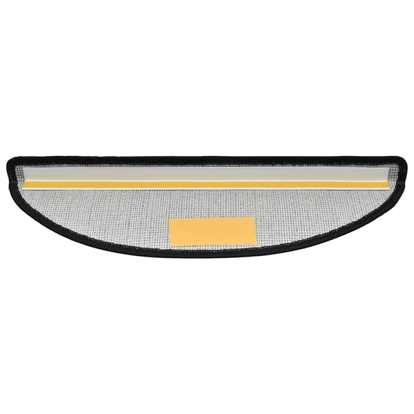 vidaXL Trappematter 20 stk 65x24x4 cm mørkegrå halvrund store