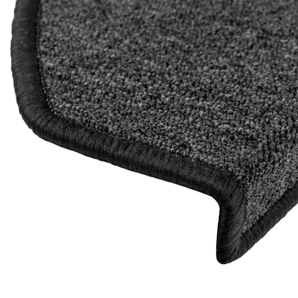 vidaXL Trappematter 20 stk 65x24x4 cm antrasitt halvrund store