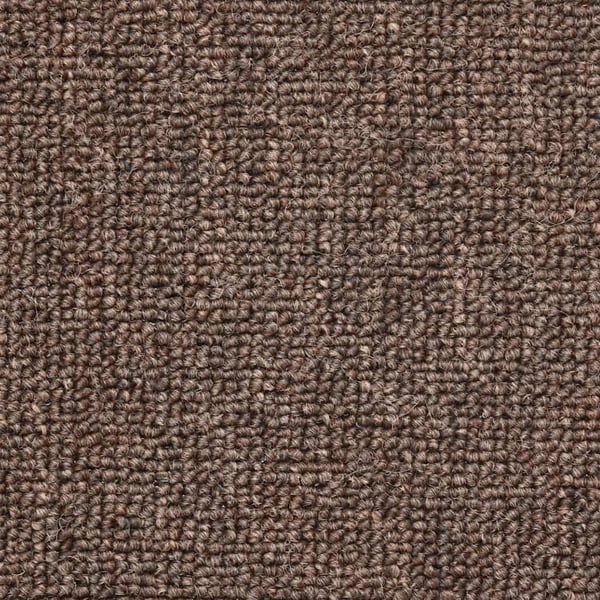 vidaXL Trappematter 30 stk 56x17x3 cm kaffebrune halvrund