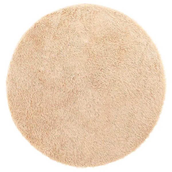 vidaXL Pörrömatto korkeanukkainen NAVARRA beige 160x160 cm polyesteri