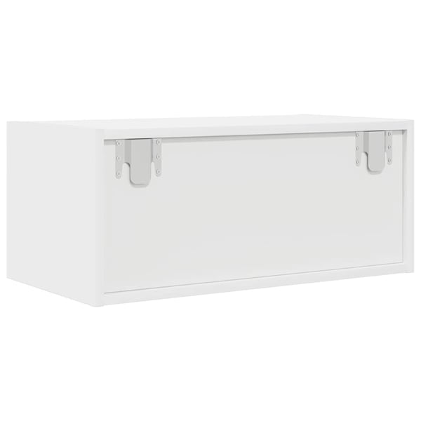vidaXL TV-benk hvit 60x31x25,5 cm konstruert tre