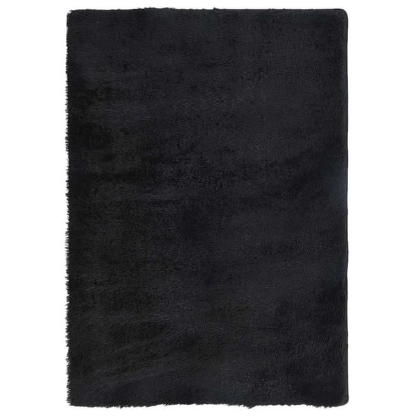 vidaXL Pörrömatto korkeanukkainen NAVARRA musta 160x230 cm polyesteri