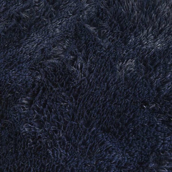 vidaXL Flossteppe med lang luv NAVARRA marine 60x100 cm polyester