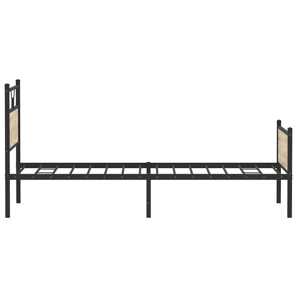 vidaXL Sengeramme uten madrass sonoma eik 107x203 cm konstruert tre