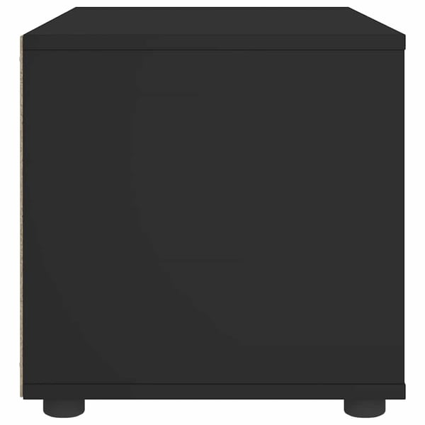 vidaXL tV-bord VISNES 60x40x38 cm konstrueret træ sort