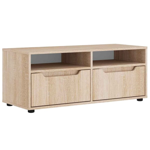 vidaXL tV-bord VISNES 100x40x38 cm konstrueret træ sonoma-eg