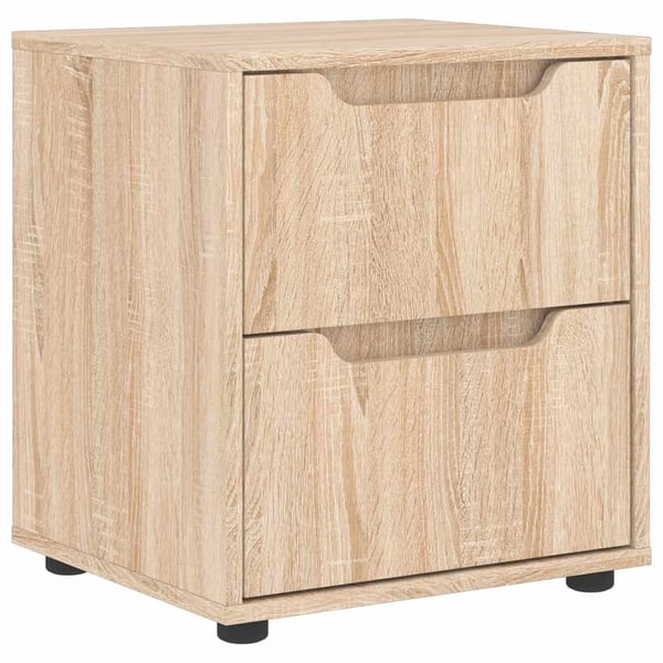 vidaXL sengebord VISNES 45x40x50 cm konstrueret træ sonoma-eg