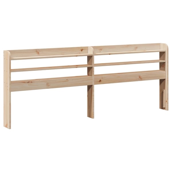 vidaXL Sengeramme med hodegavl 180x200 cm heltre furu