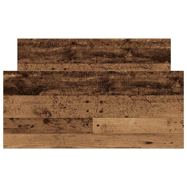vidaXL Sengeramme uden madras 90x200cm konstrueret træ antikt træ