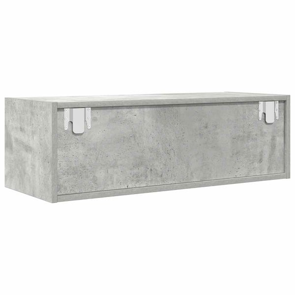 vidaXL TV-benk betonggrå 80x31x25,5 cm konstruert tre
