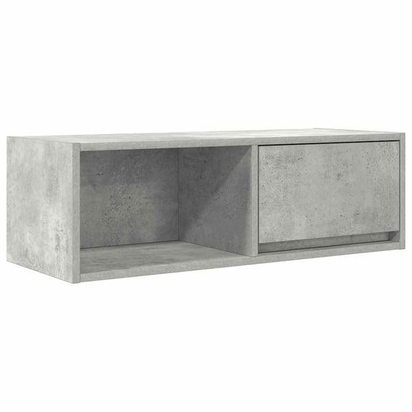vidaXL TV-benk betonggrå 80x31x25,5 cm konstruert tre