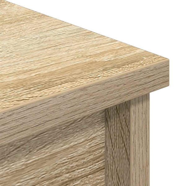 vidaXL Highboard sonoma eik 50x35x180 cm konstruert tre