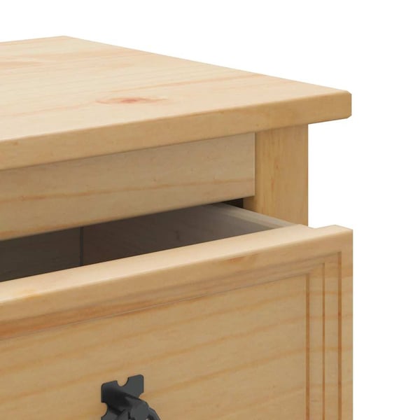 vidaXL Baderomsskap 3 stk Corona heltre furu