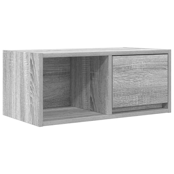 vidaXL TV-benker 2 stk grå sonoma 60x31x25,5 cm konstruert tre