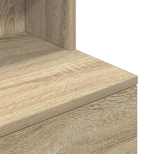 vidaXL Nattbord sonoma eik 39x35x125 cm konstruert tre