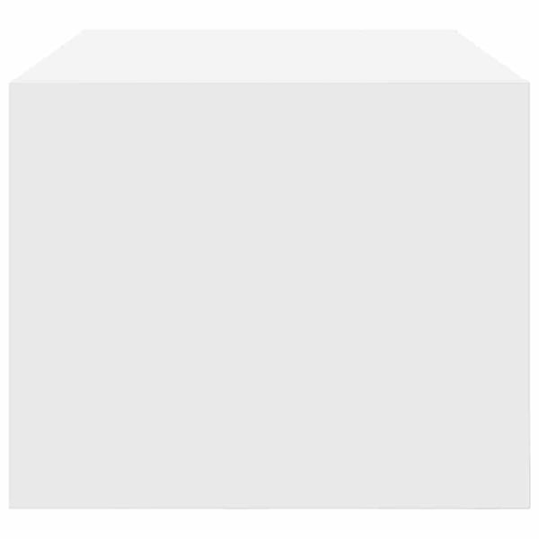 vidaXL TV-benker 2 stk hvit 60x31x25,5 cm konstruert tre