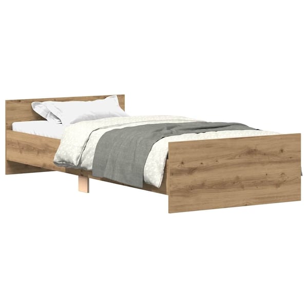 vidaXL sengeramme 90x190cm uden madras konstrueret træ kunsteg
