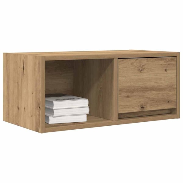 vidaXL TV-benker 2 stk artisan eik 60x31x25,5 cm konstruert tre