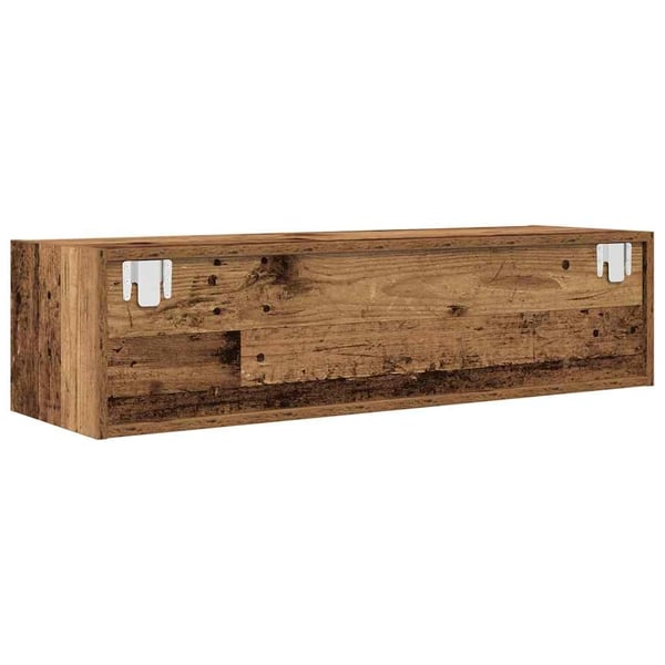 vidaXL TV-benker 2 stk gammelt tre 100x31x25,5 cm konstruert tre