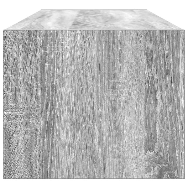 vidaXL TV-benk grå sonoma eik 100x31x25,5 cm konstruert tre