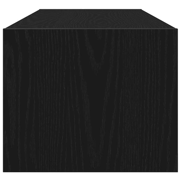 vidaXL TV-benker 2 stk svart eik 100x31x25,5 cm konstruert tre