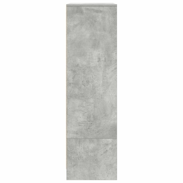 vidaXL Skap med skuff betonggrå 55,5x34x119,5 cm konstruert tre