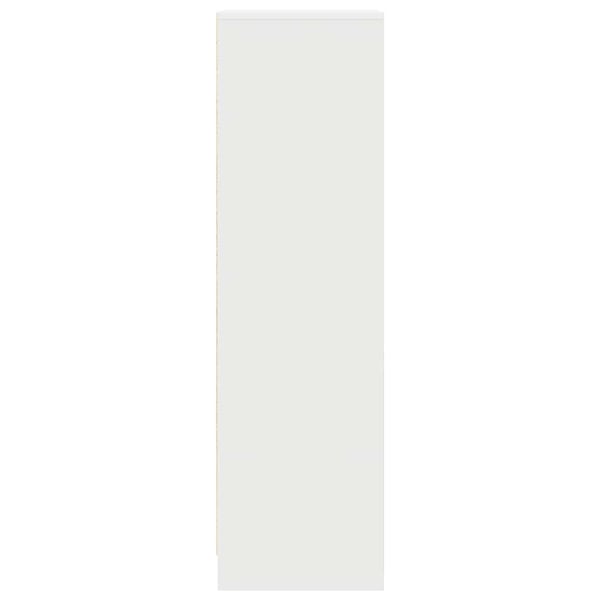 vidaXL Kaappi valkoinen 29,5x34x119,5 cm tekninen puu