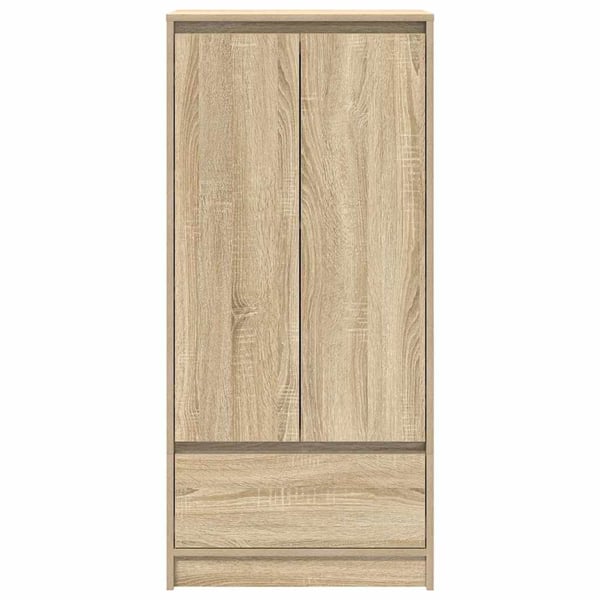 vidaXL Skap med skuff sonoma eik 55,5x34x119,5 cm konstruert tre