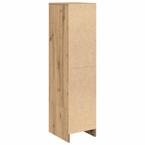 vidaXL Highboard artisan eik 29,5x34x119,5 cm konstruert tre