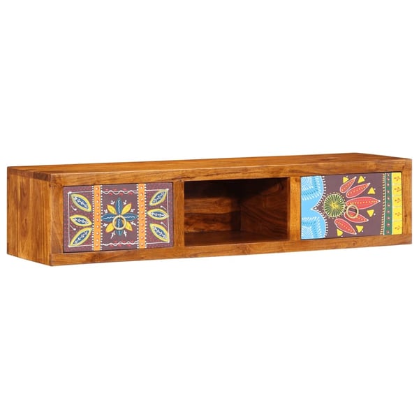 vidaXL Seinään kiinnitettävä TV-kaappi Monivärinen 100x30x22