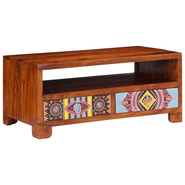 vidaXL sofabord 90x50x40 cm massivt akacietræ