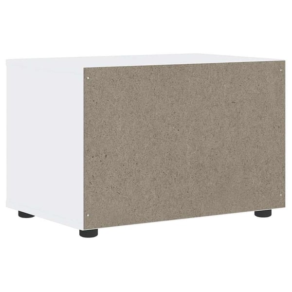 vidaXL tV-bord VISNES 60x40x38 cm konstrueret træ hvid