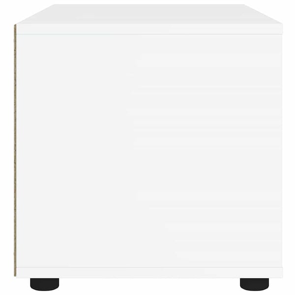 vidaXL tV-bord VISNES 100x40x38 cm konstrueret træ hvid