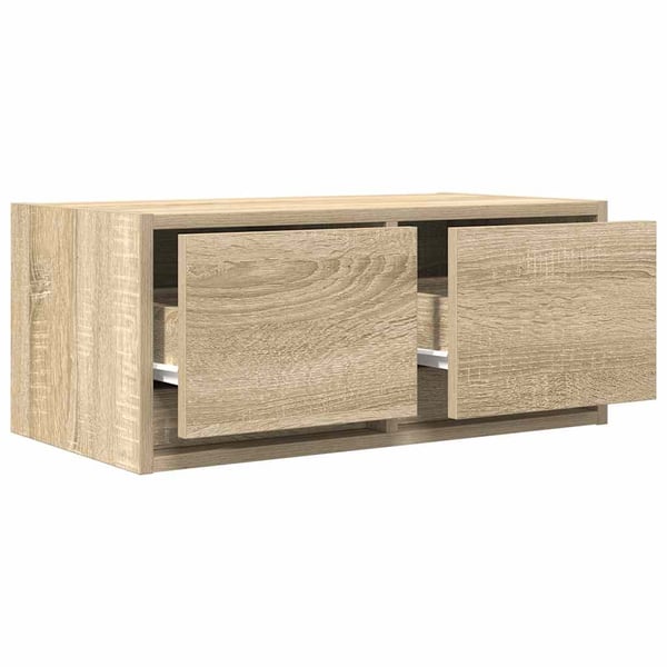 vidaXL TV-benk sonoma eik 60x31x25,5 cm konstruert tre