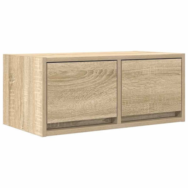 vidaXL TV-benk sonoma eik 60x31x25,5 cm konstruert tre