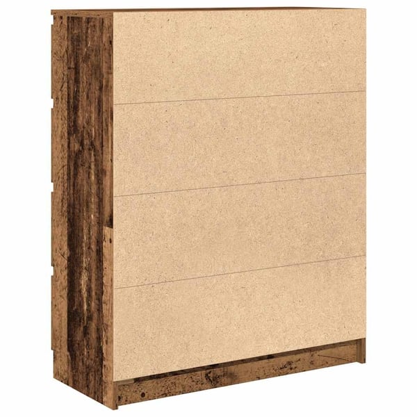 vidaXL Skjenk gammelt tre 80x35x99 cm konstruert tre