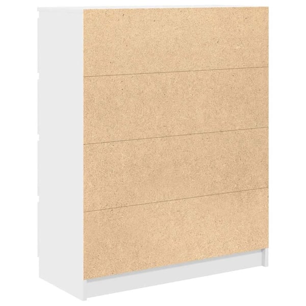 vidaXL skab 80x35x99 cm konstrueret træ hvid