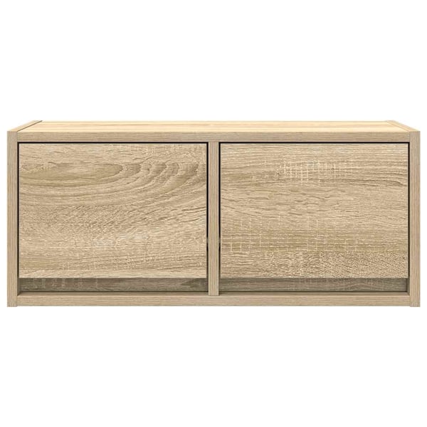 vidaXL TV-benker 2 stk sonoma eik 60x31x25,5 cm konstruert tre