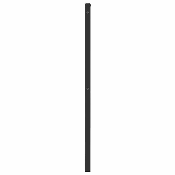 vidaXL Utskiftbar sengegavl sonoma eik 137 cm konstruert tre og stål