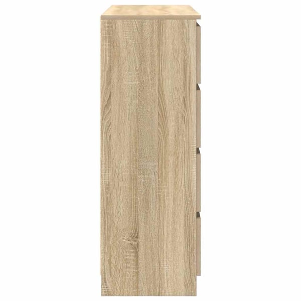 vidaXL Skjenk sonoma eik 100x35x99 cm konstruert tre