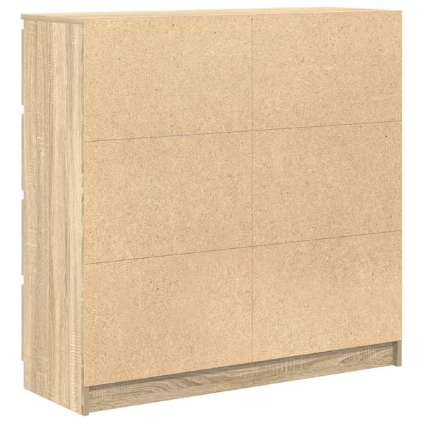 vidaXL Skjenk sonoma eik 100x35x99 cm konstruert tre
