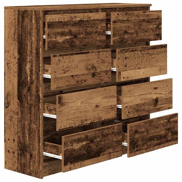 vidaXL Skjenk gammelt tre 100x35x99 cm konstruert tre