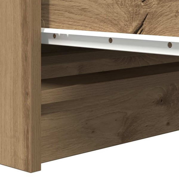 vidaXL Skjenk artisan eik 100x35x99 cm konstruert tre