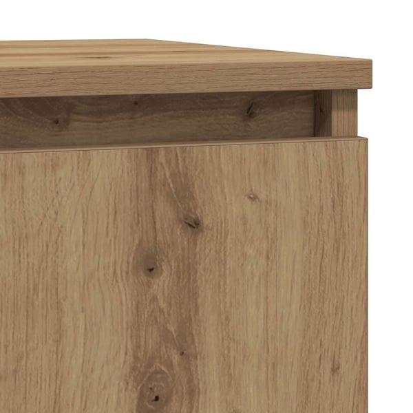 vidaXL Skjenk artisan eik 57x34x76 cm konstruert tre