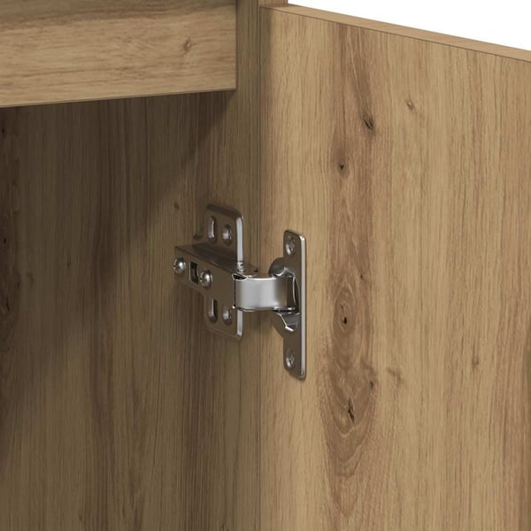 vidaXL Skjenk artisan eik 57x34x76 cm konstruert tre