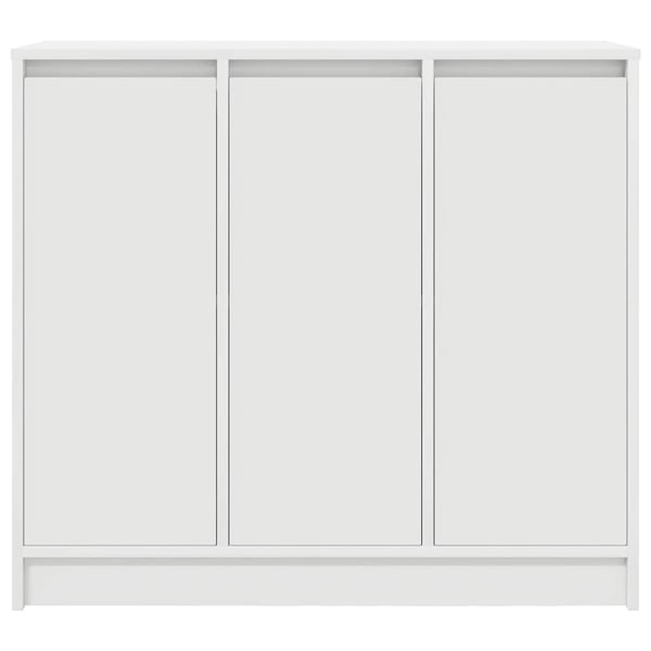 vidaXL Skjenk hvit 85x34x76 cm konstruert tre