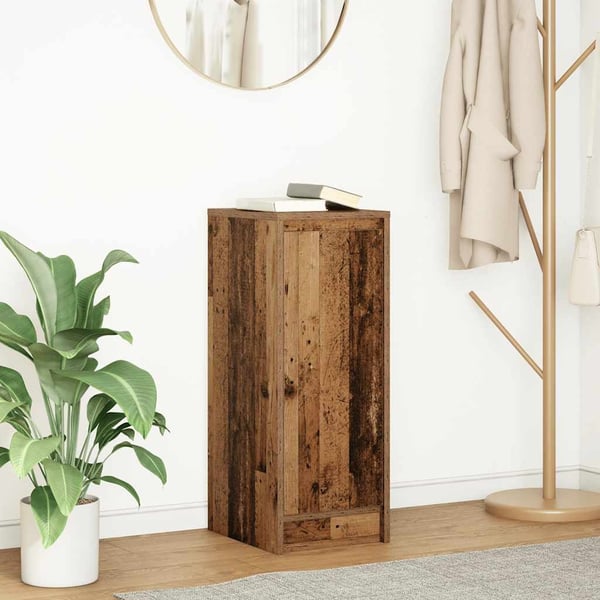 vidaXL Skjenk gammelt tre 29,5x34x76 cm konstruert tre