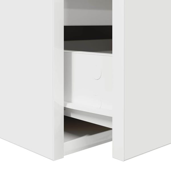 vidaXL væghængte sengeborde 2 stk. 38x34x40 cm hvid