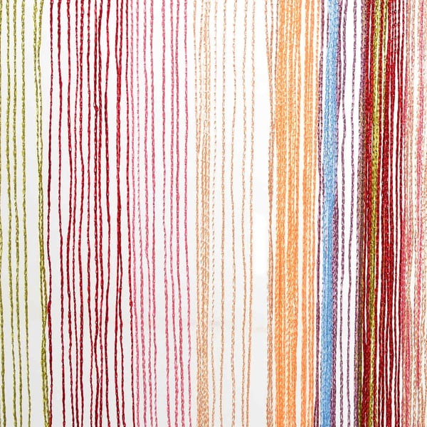 vidaXL String-verhot 2 kpl monivärinen 100x250 cm