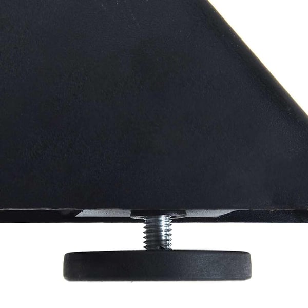 vidaXL Spisebordben edderkoppformet antrasitt 150x78x(72-73) cm stål